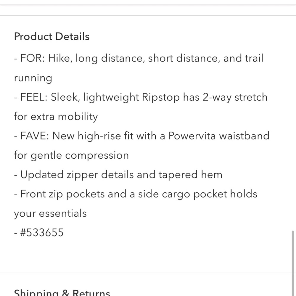 Athleta Trekkie North Jogger Pants Big Sur Brown Size 18 BRAND NEW - Picture 6 of 8